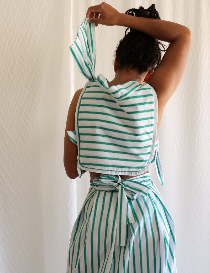 Le Plastron - Les Rayures Vertes Larges