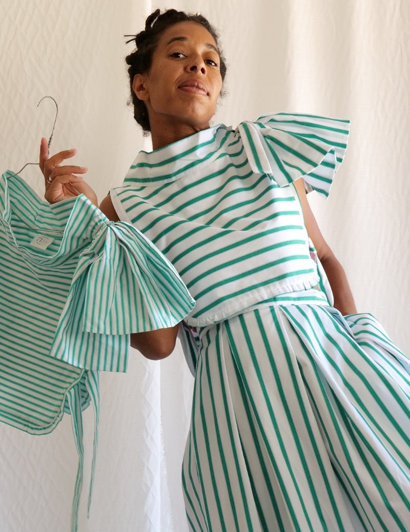 Le Plastron - Les Rayures Vertes Larges