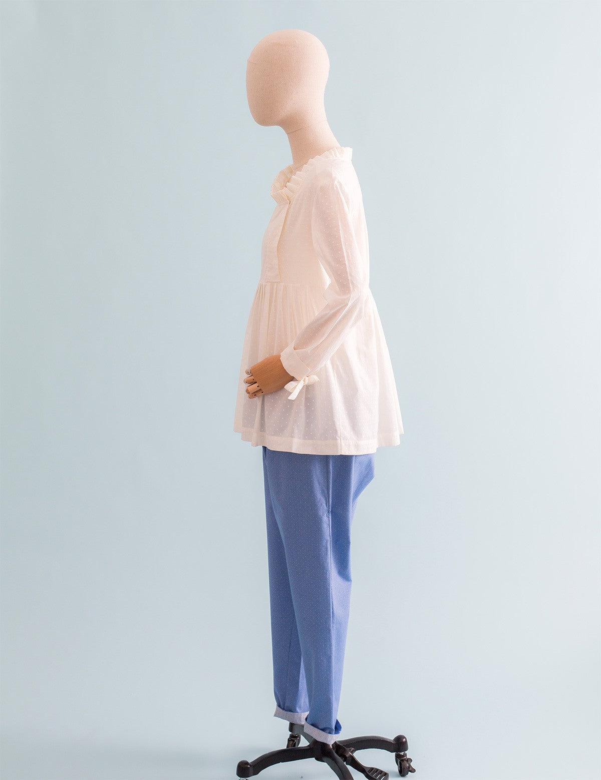 Blouse Pierre plumetis crème