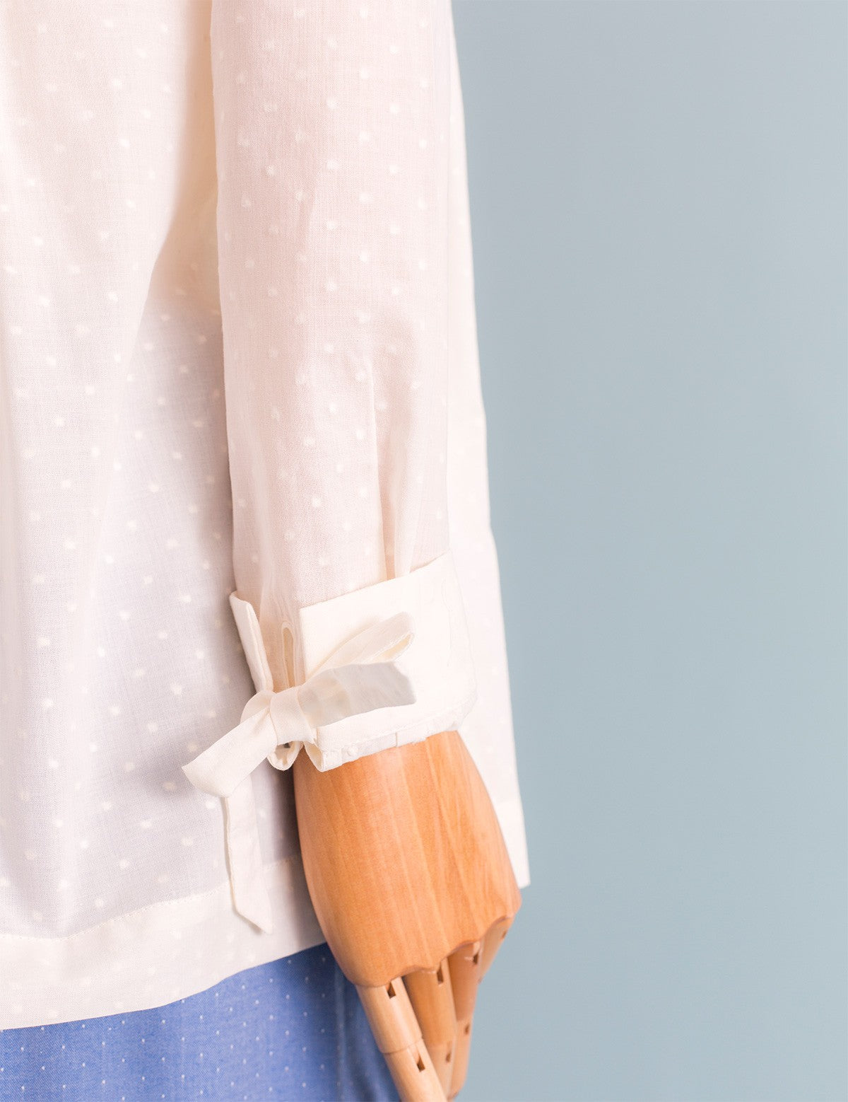 Blouse Pierre plumetis crème