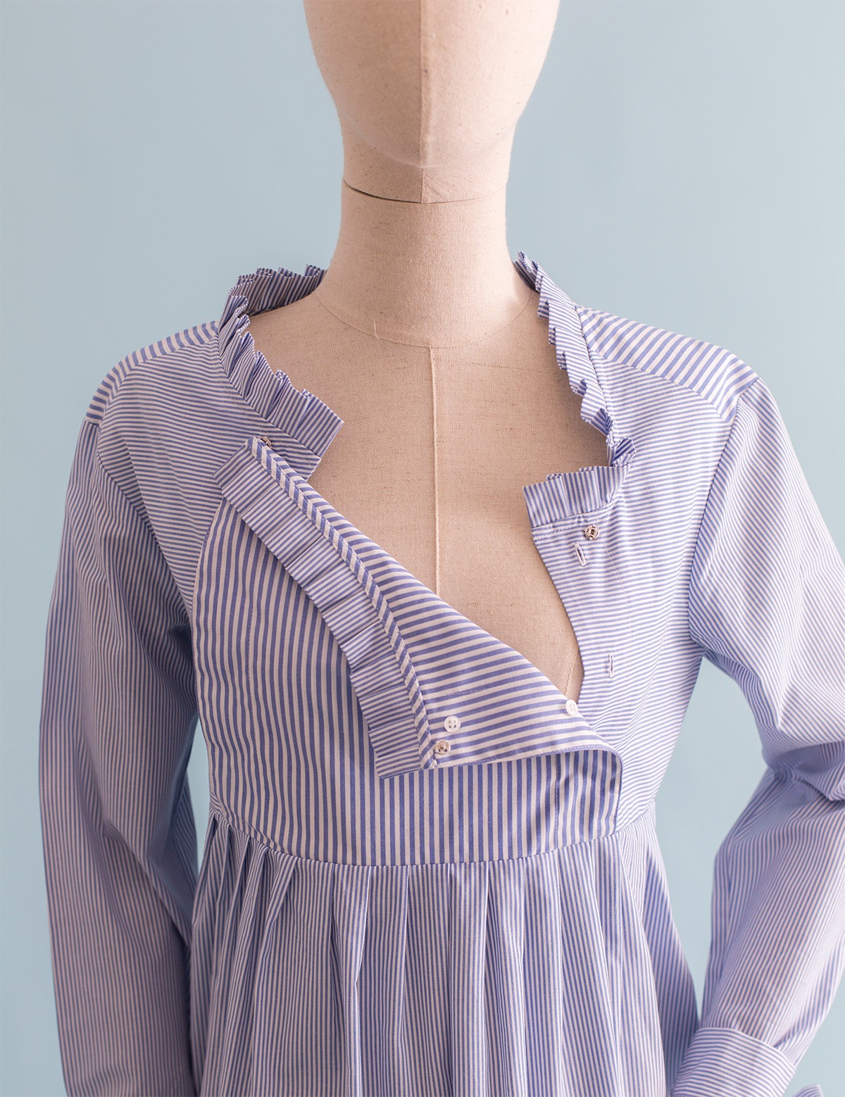Robe Karl rayures bleu