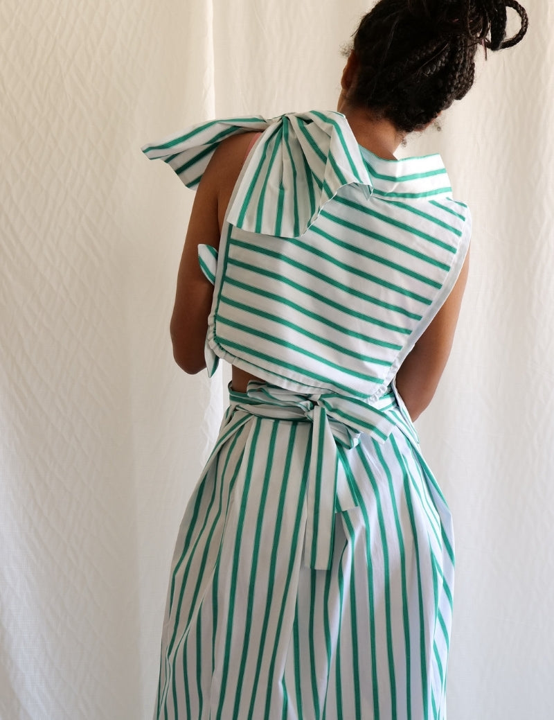 Le Plastron - Les Rayures Vertes Larges