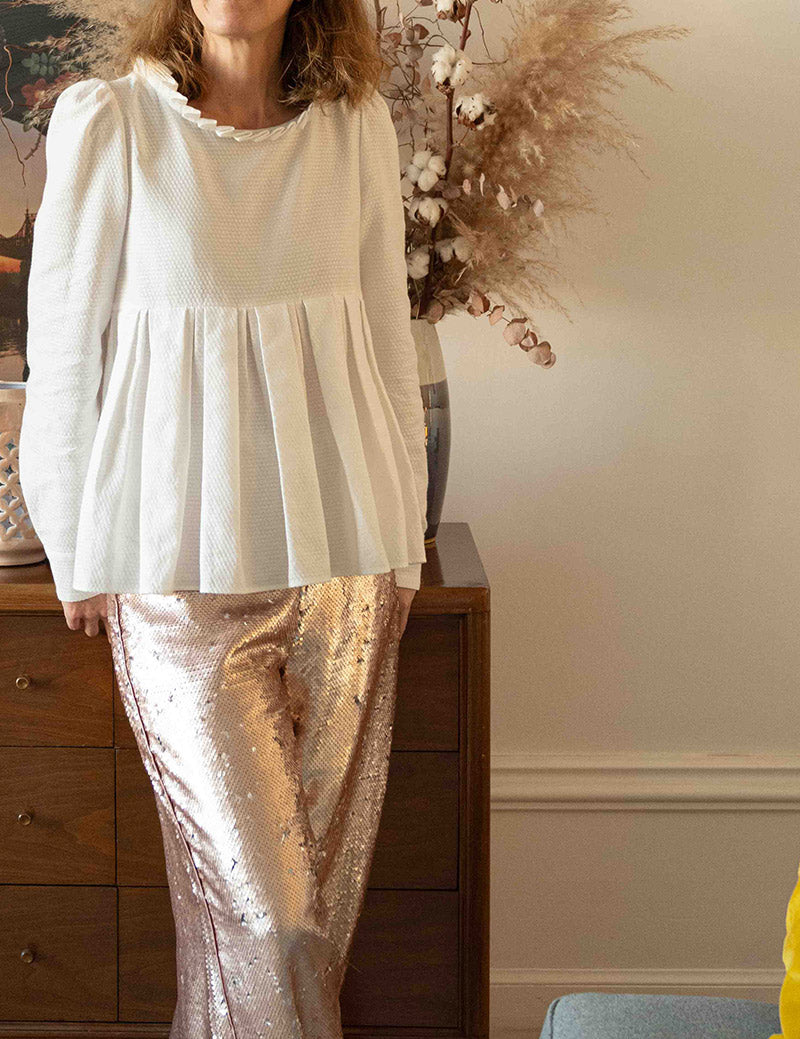 Blouse Eugène crème