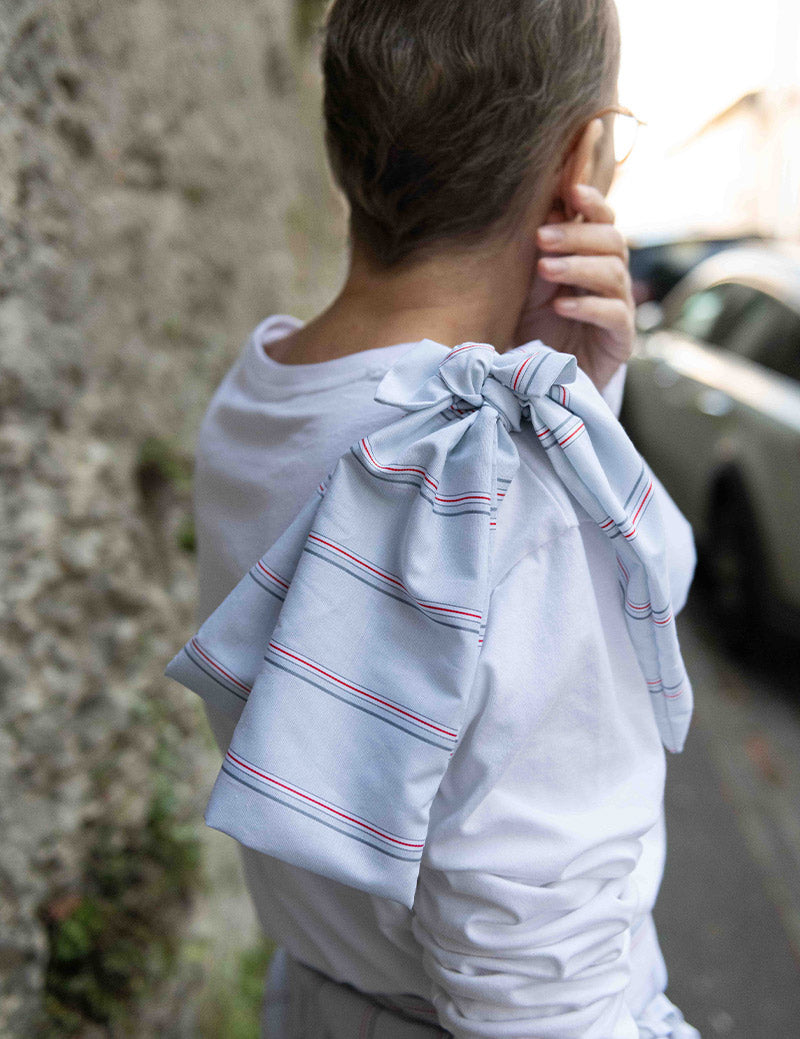 T-shirt Nœud Nœud Stripes