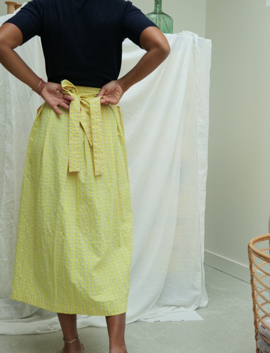 Jupe incroyable - Le Vichy Hello Yellow - 71bis