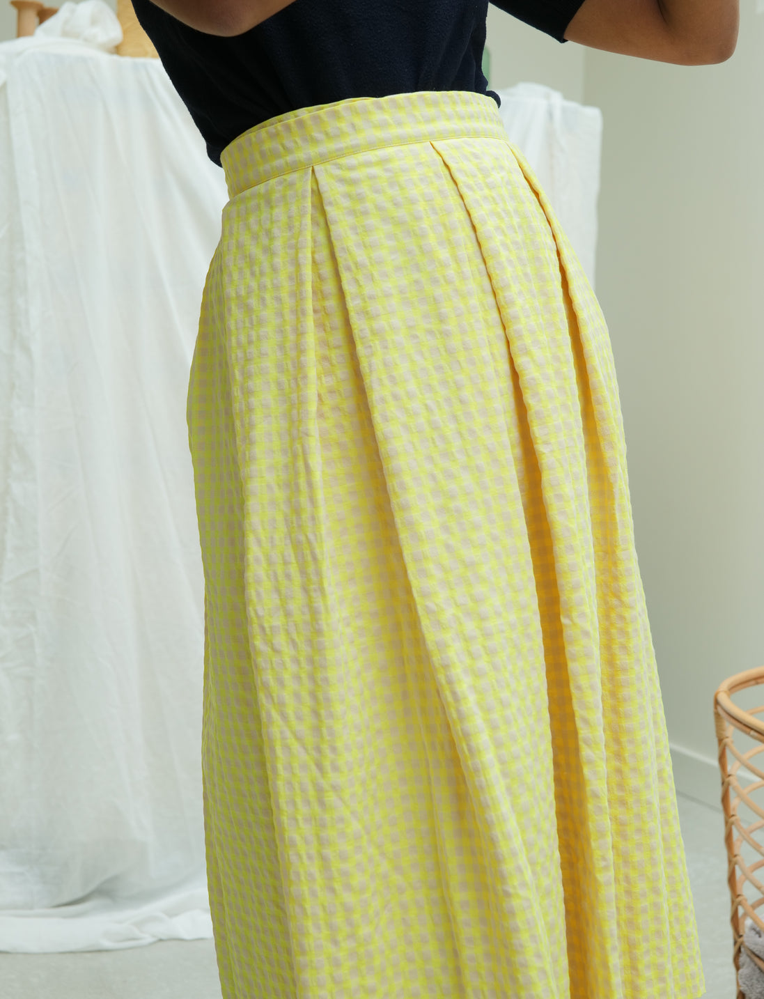 Jupe incroyable - Le Vichy Hello Yellow - 71bis