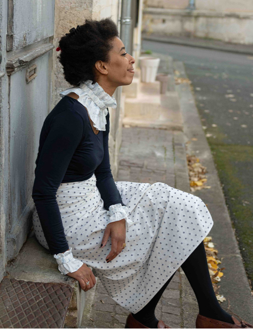Manchettes toile de Jouy