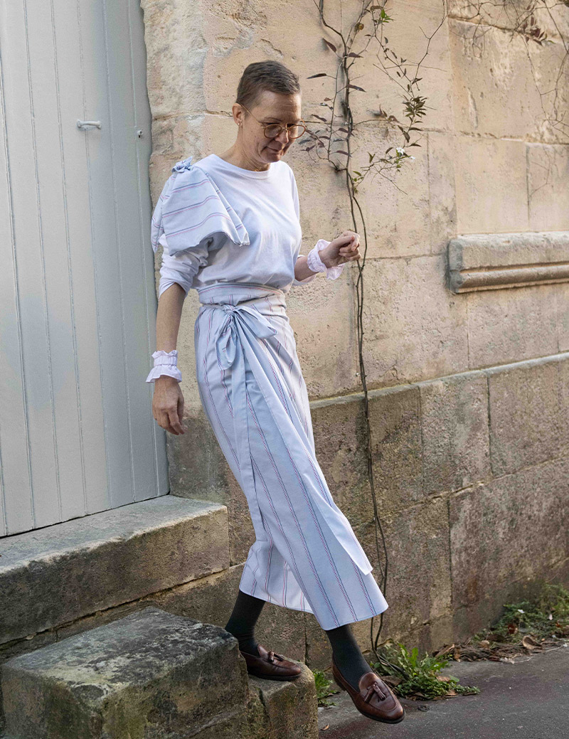 Jupe pagne Stripes