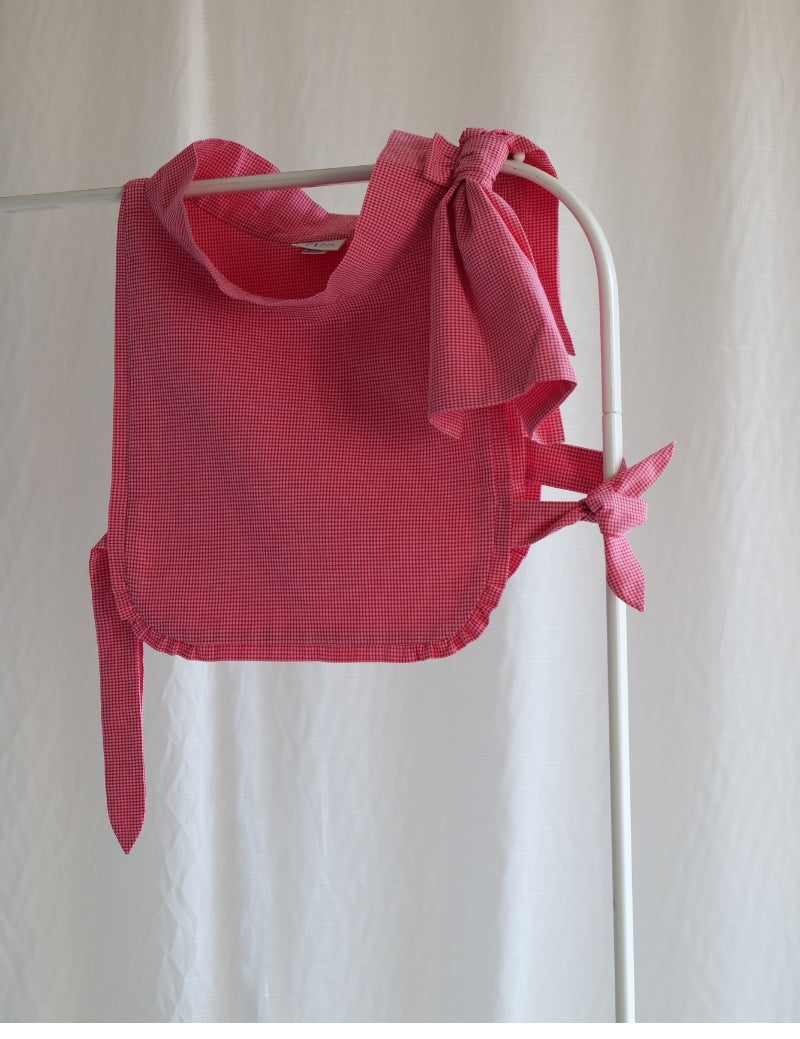 Le Plastron - Le petit Vichy glace Framboise