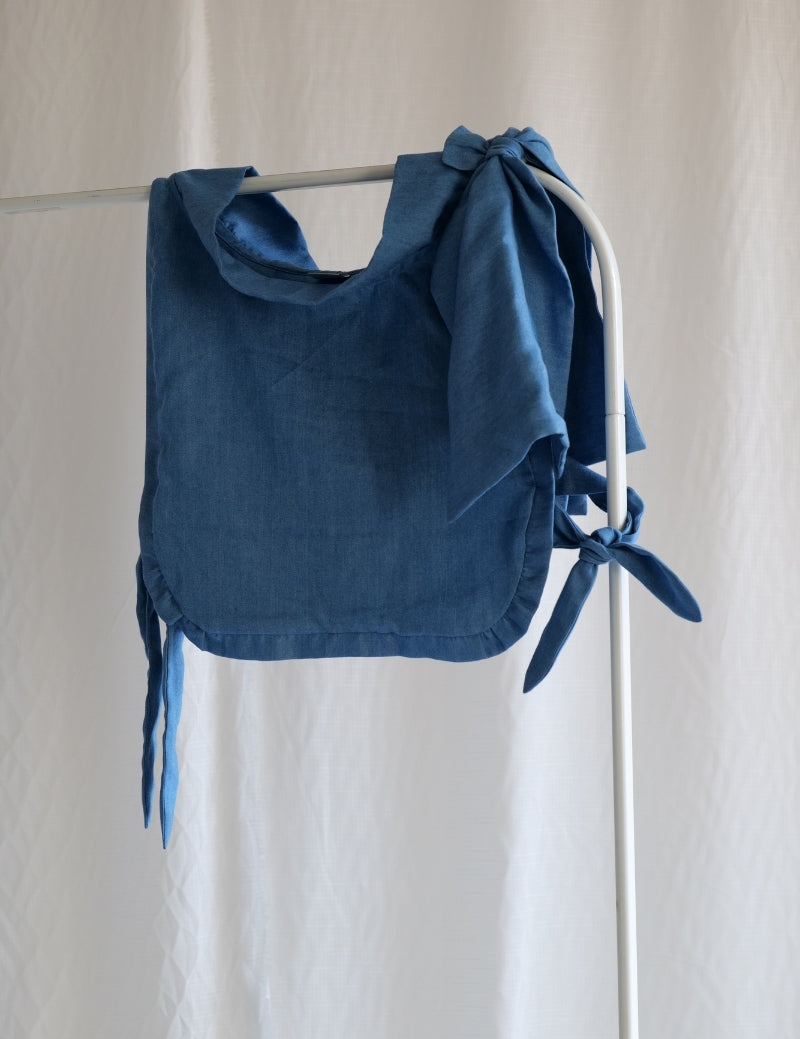 Le Plastron - Le Chambray léger Bleu