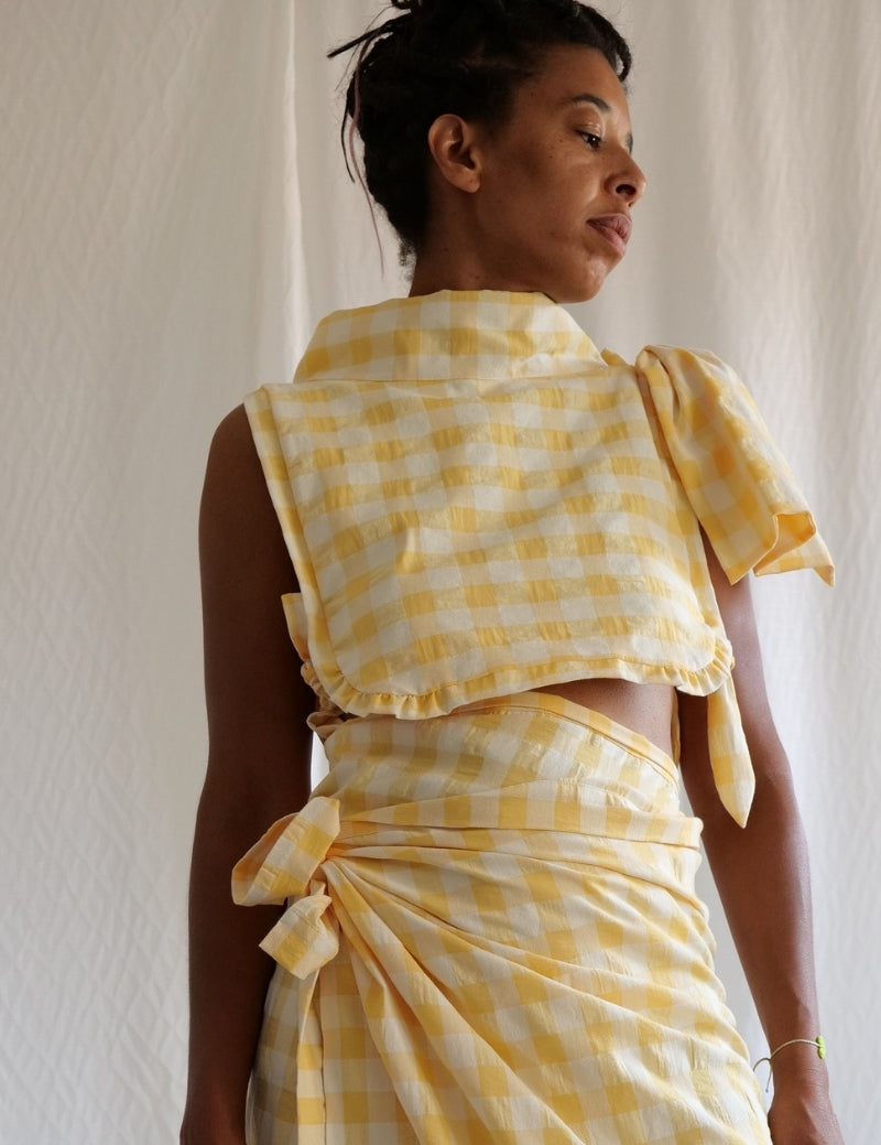 Le Plastron  - Le grand Vichy Jaune beurre