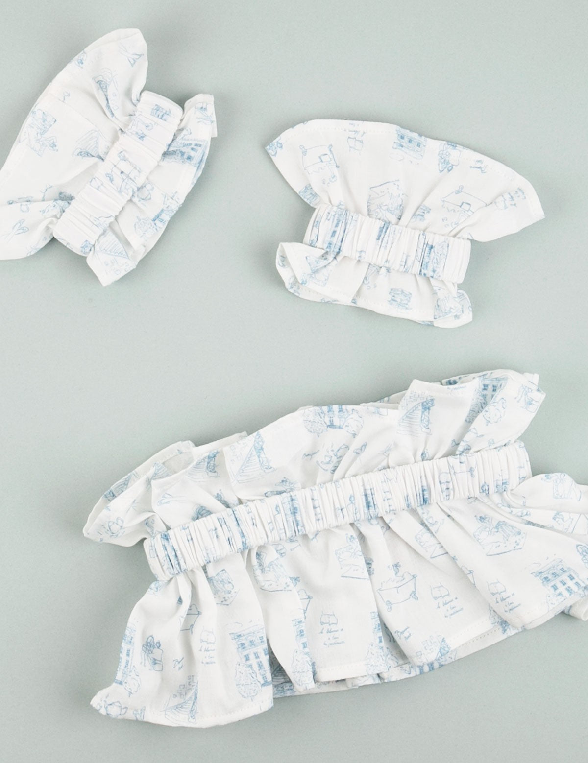 Manchettes Toile de Jouy | 71bis - Prêt à porter, Prêt à dormir