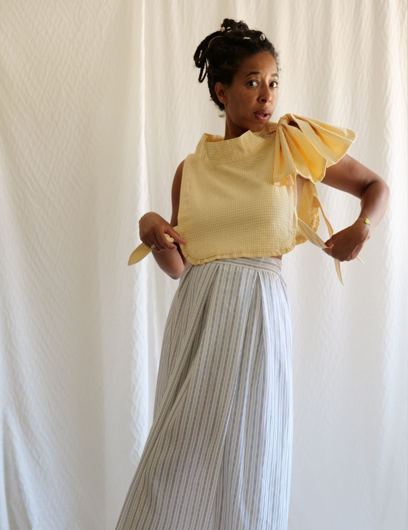 Le Plastron - Le petit Vichy Jaune beurre