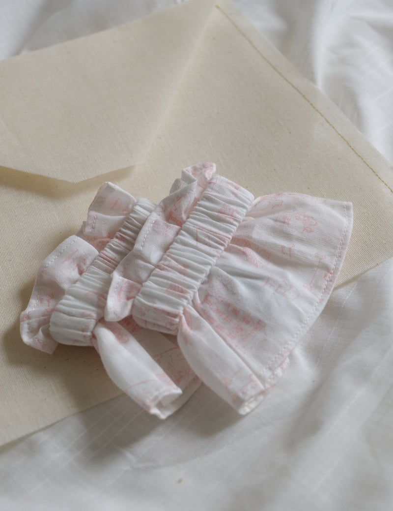 Les Manchettes - Notre Toile de Jouy Pink