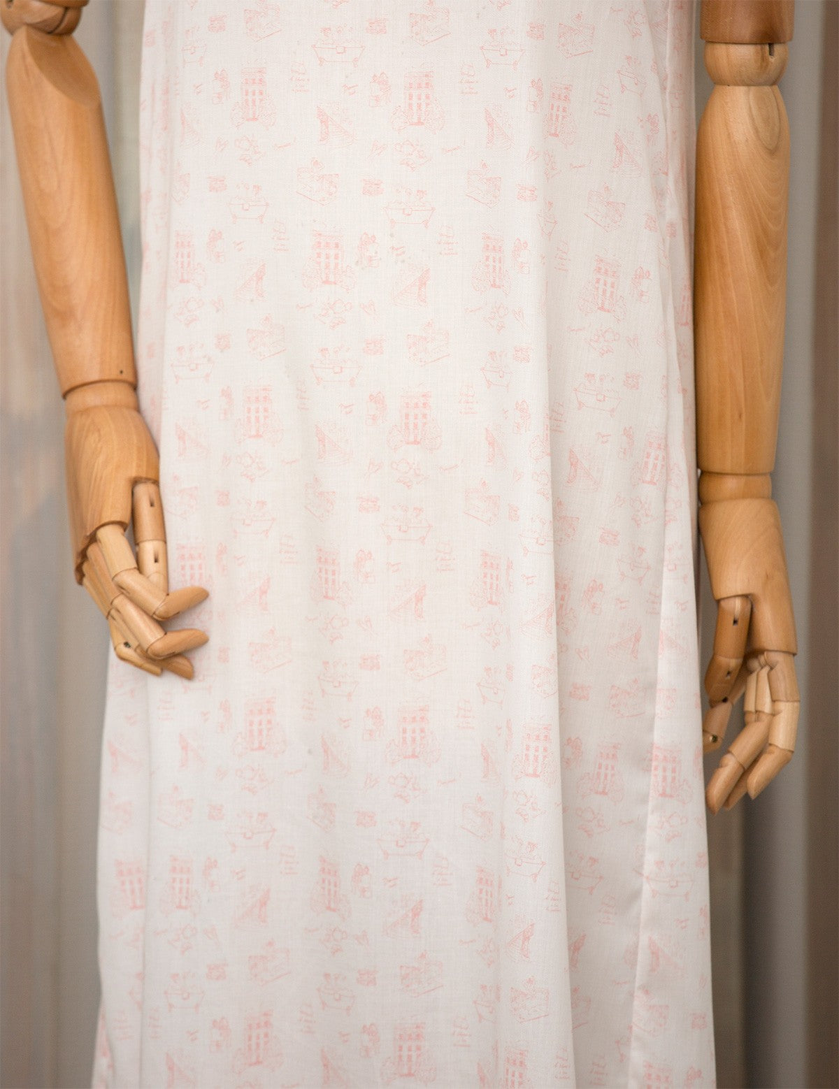 Robe longue André Toile de Jouy | 71 bis - Prêt à porter, Prêt à dormir