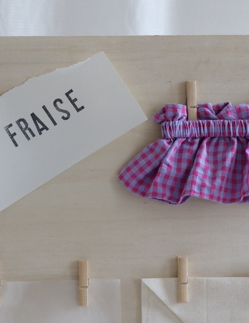 La Fraise - Le Vichy presque Violet