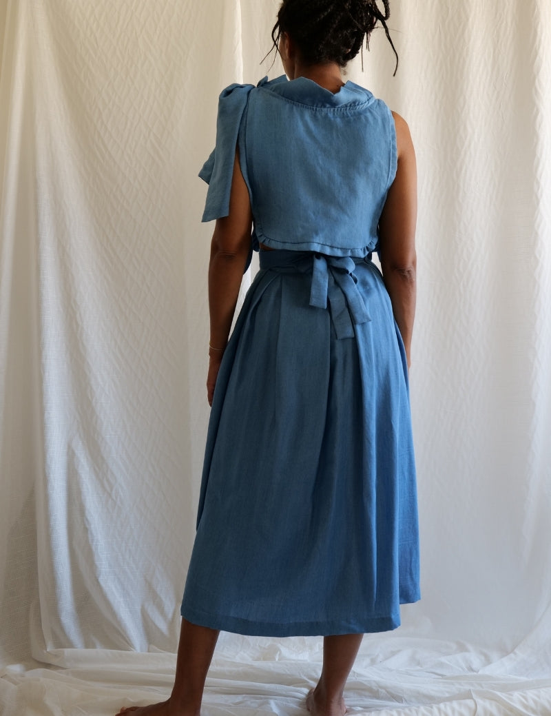 Jupe incroyable - Le Chambray léger Bleu