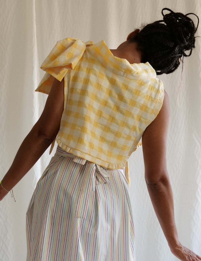 Le Plastron  - Le grand Vichy Jaune beurre