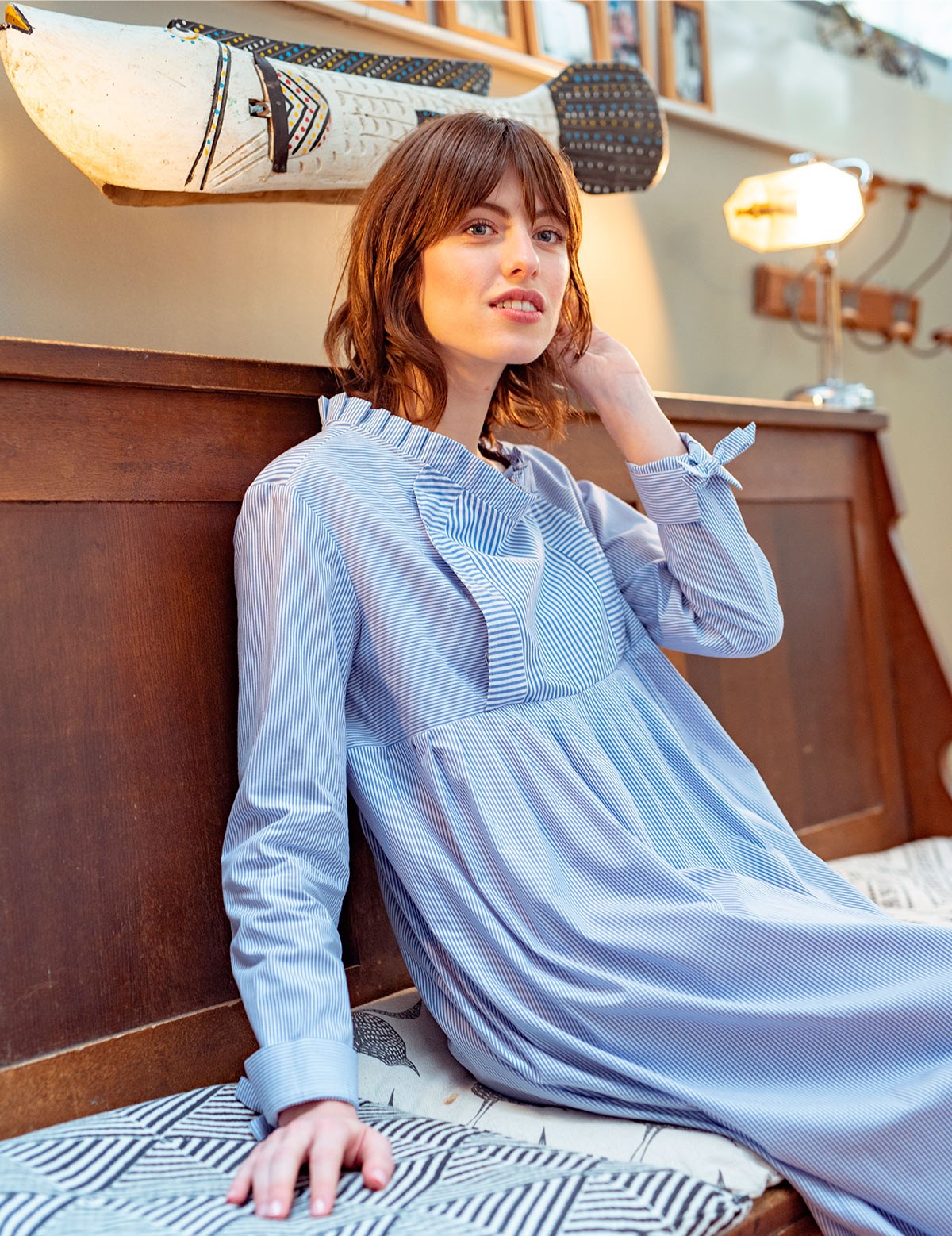 Robe Karl rayures sur rayures
