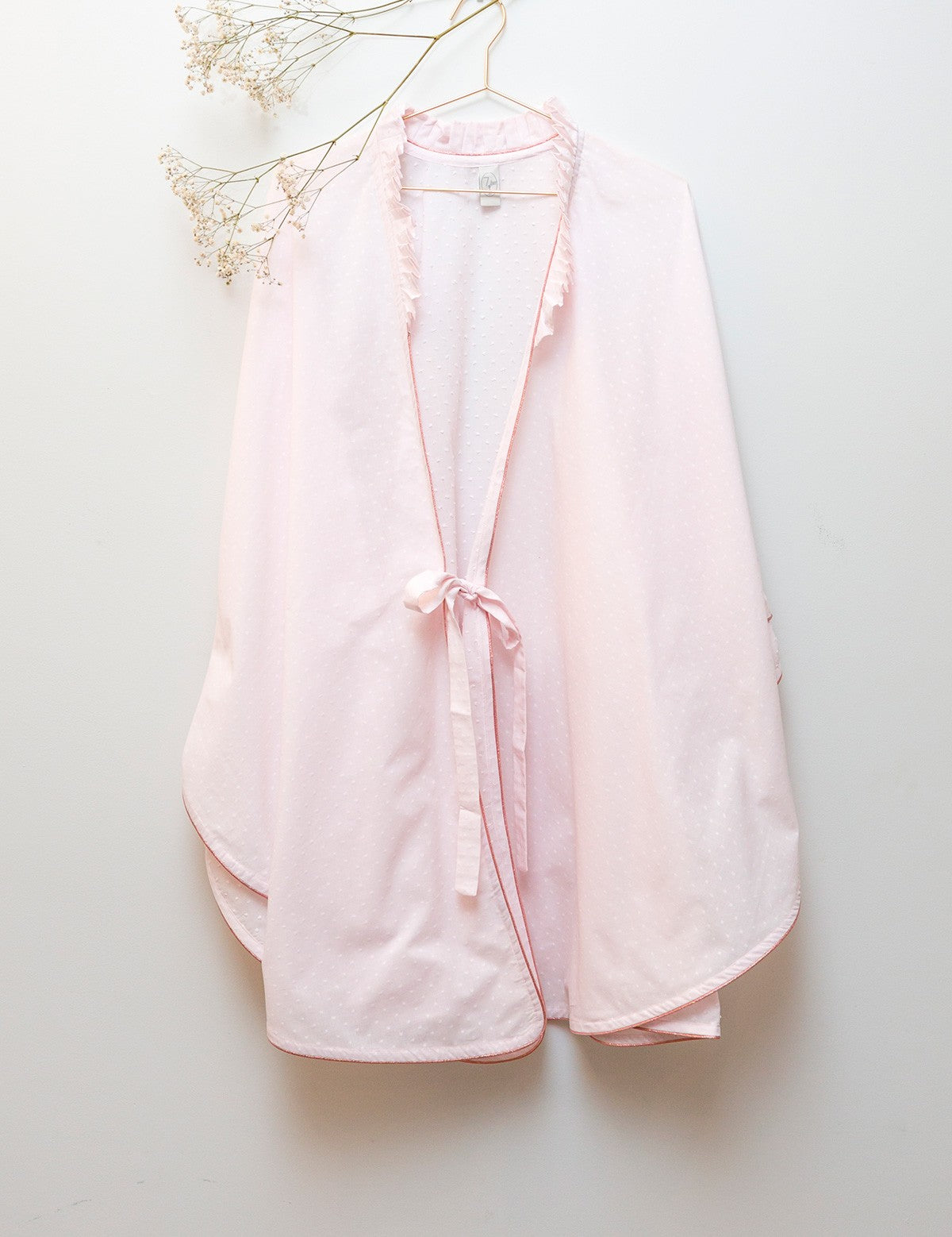 Kimono Le Saut du Lit - plumetis rose-glitter