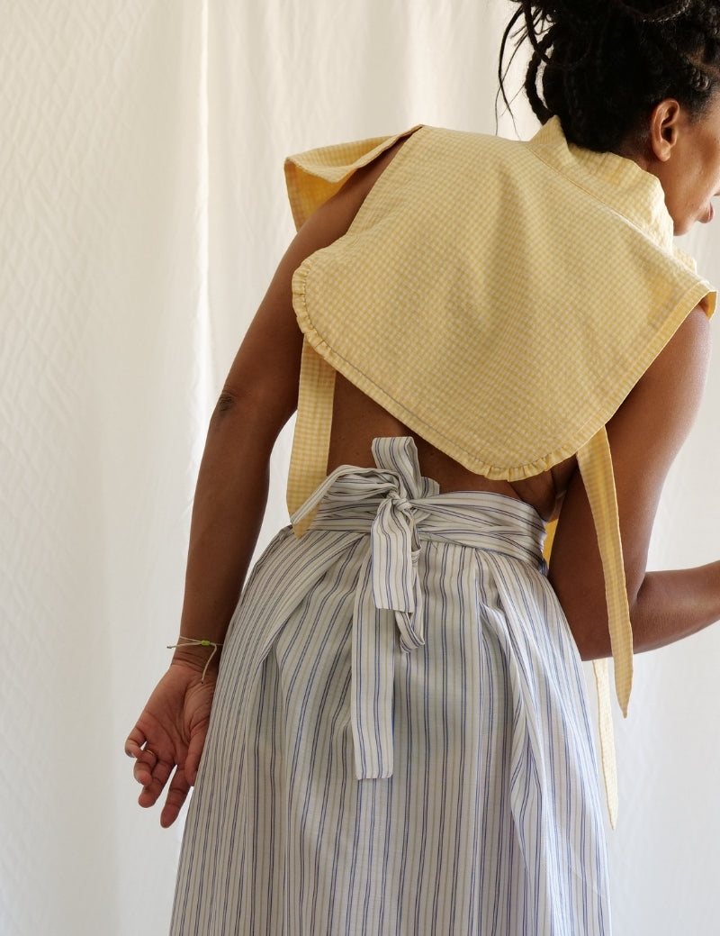 Le Plastron - Le petit Vichy Jaune beurre