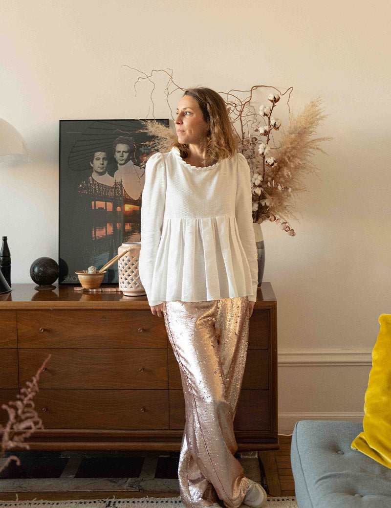 Blouse Eugène crème
