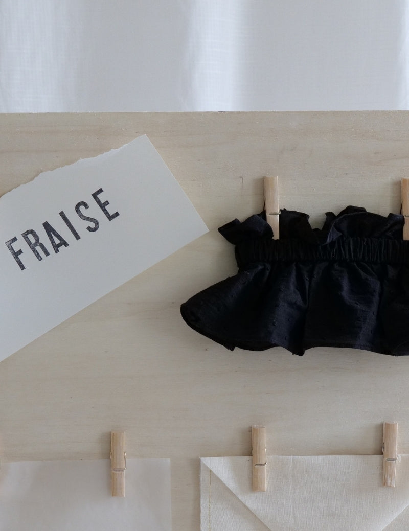 La Fraise - Le Plumetis Noir