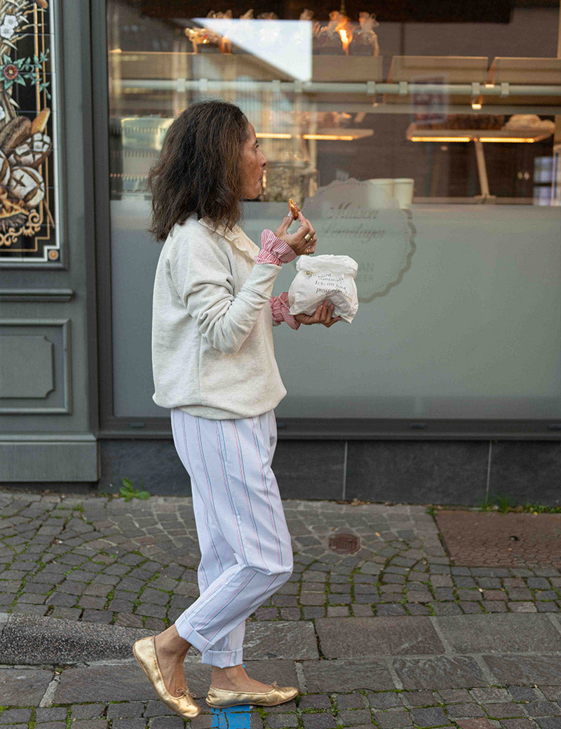 Pantalon Hervé stripes