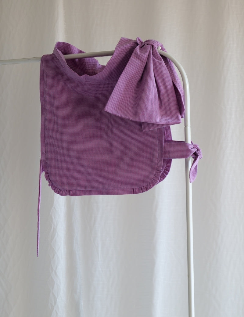 Le Plastron - Le petit Vichy presque Violet