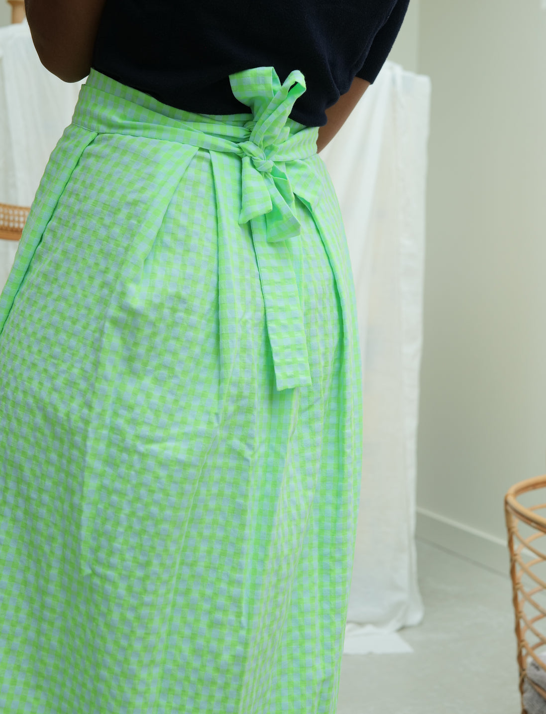 Jupe incroyable Le Vichy Green Flash - 71bis