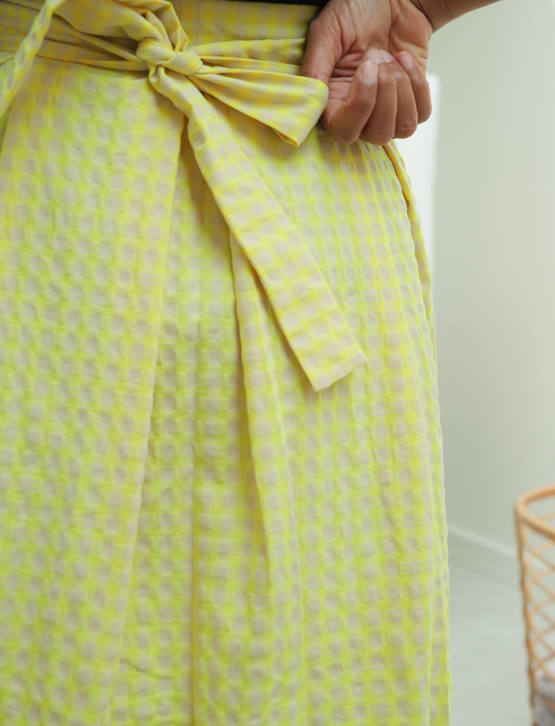 Jupe incroyable - Le Vichy Hello Yellow - 71bis
