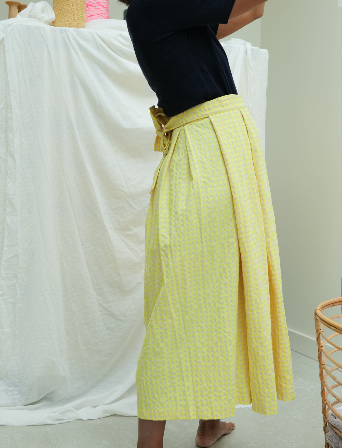 Jupe incroyable - Le Vichy Hello Yellow - 71bis