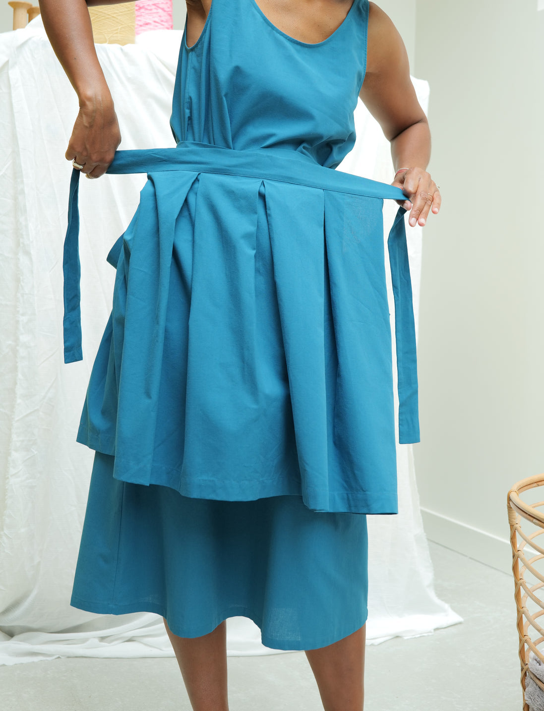Jupe incroyable Courte - Le Bleu Paon - 71bis