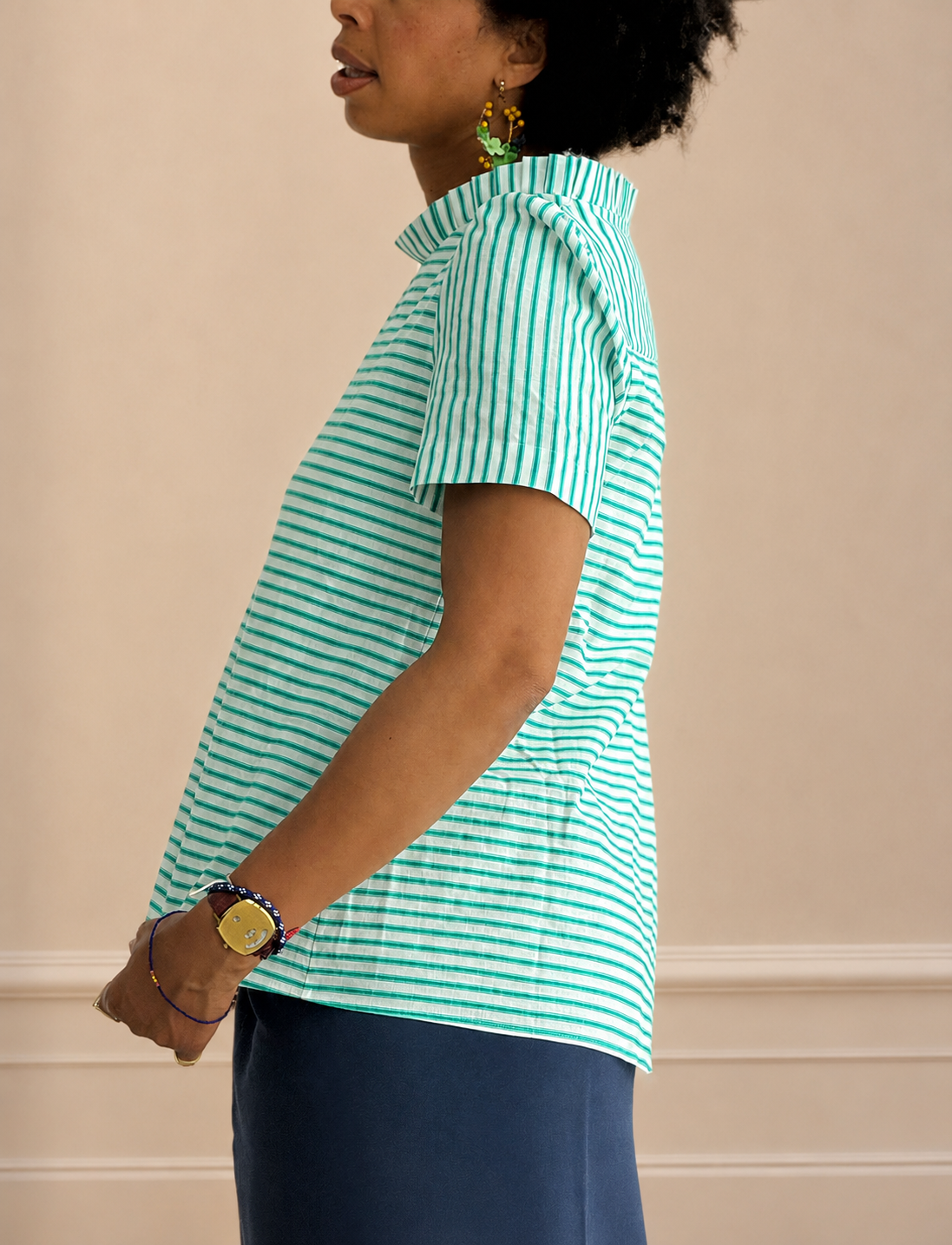 Blouse Jean-Paul -  Les rayures vertes